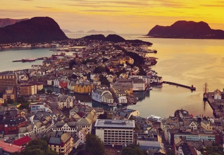 Alesund - Norway - scandinavia, norway, europe, alesund