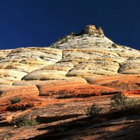 checkerboard mesa in zion np utah