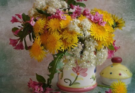 *** Lovely Flowers *** - flowers, nature, yellow, color, pink