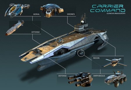 Carrier Command: Gaea Mission - gaea, mission, carrier, command