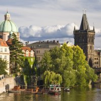 river in prague in the czech republic