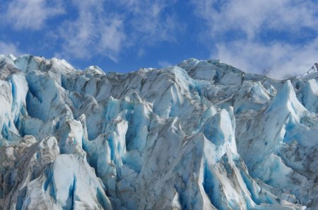 walker glacier alaska - ice, glacier, clouds, blue