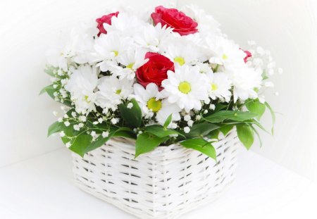 *** White Bouquet *** - white, nature, bouquet, flowers