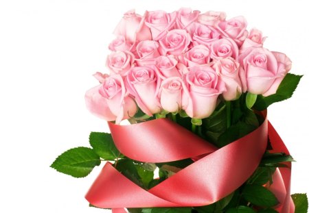 Bundles of Love - bundle, fresh, roses, pink