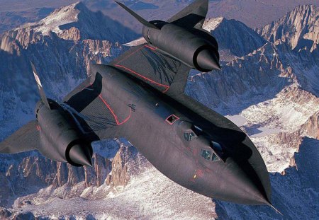 SR-71 Blackbird - aircraft, blackbird, sr-71, military