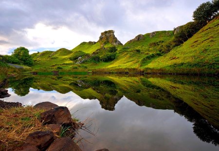 LAKE - lake, nature, mountain, reflection