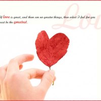 If Love is Great.