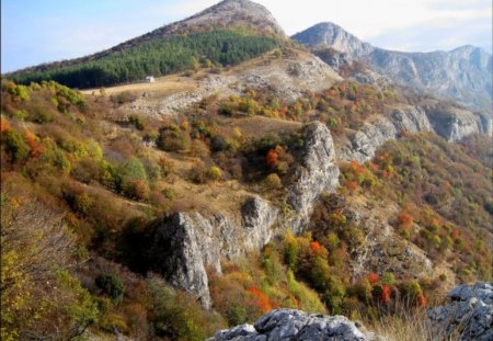 Autumn - nice, season, autumn, mountain, trees, photography, colorful, rocks, nature, fall, pretty, colors, photo, bulagria