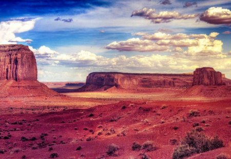 open-country - clouds, nature, desert, mountain