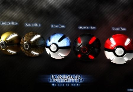 Pokeball - pokemon, pokeball, 3-d, masterball