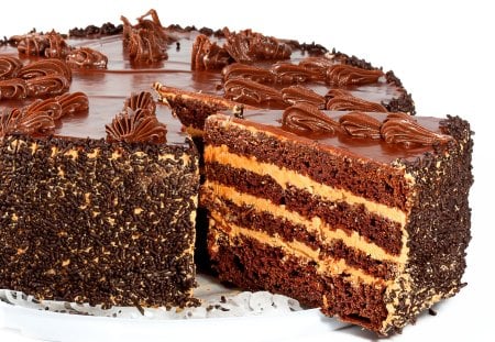 CAKE - cake, layered, food, chocolate, desert