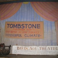 The Birdcage Theatre Stage