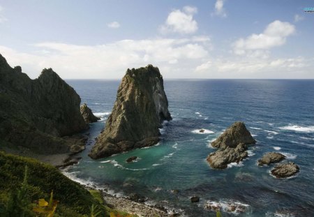 The Quiet Ocean - ocean, japan, peaceful, shakotan