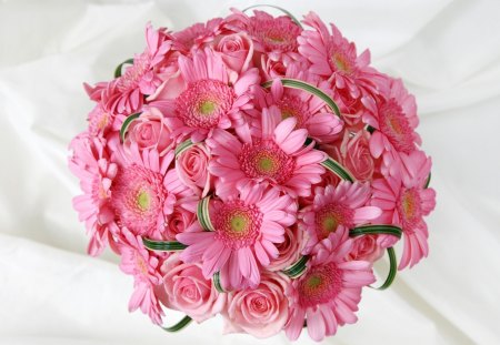 *** Pink bouquet *** - flowers, bouquet, pink, nature