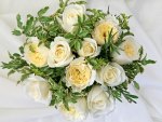 *** Bouquet of White Roses ***