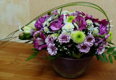 *** Purple Bouquet *** - flowers, bouquet, purple, nature