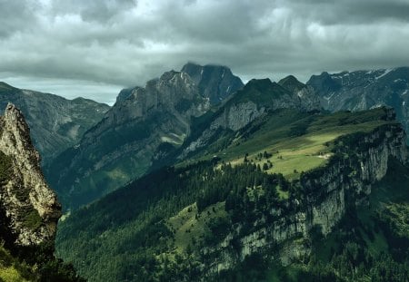 Breathtaking Alpstein - beautiful, alpstein, mountains, landscape