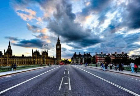 CITY ROAD - england, big ben, city, london