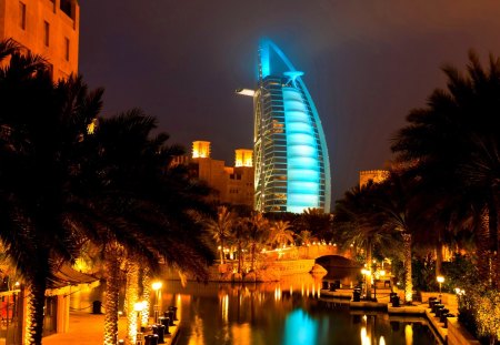 CITY LIGHTS - burj al arab, uae, home, dubai