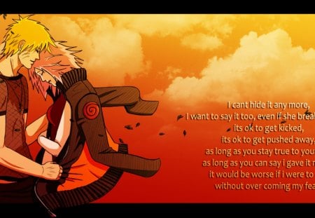 naruto and sakura - narusaku, sakura, love, naruto