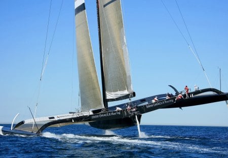 BMW Oracle Racing - bmw, oracle, racing, boat