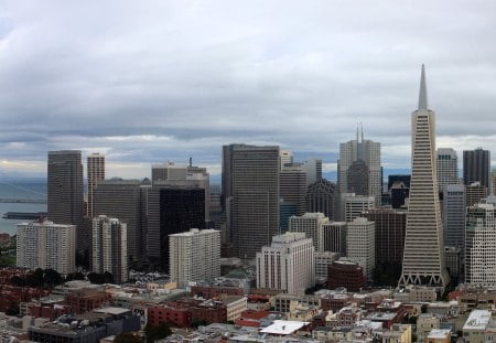 *** San Francisco *** - skyscrapers, town, buildings, sky