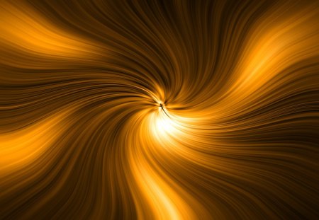 Spiral - abstract, spiral, lines, swirl, orange, light