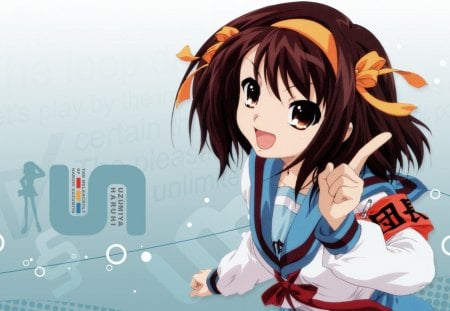 Haruhi Suzumiya - melancholy of, no yuutsu, haruhi suzumiya, haruhi