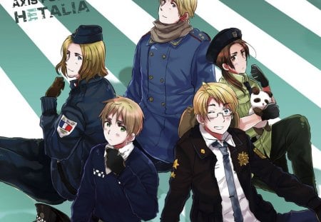 Hetalia Allied Forces - china, england, france, hetaria, russia, america, axis powers hetalia