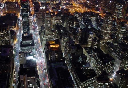 New York Night - new york, night, buildings, photography