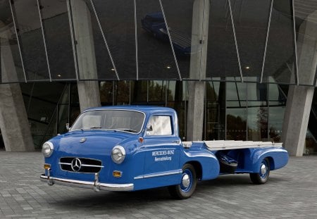 Mercedes Renntransporter - renn, transporter, mercedes, antique, renntransporter, recreation, race, car, vintage, classic, old