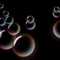 Coloured Bubbles Wallpaper