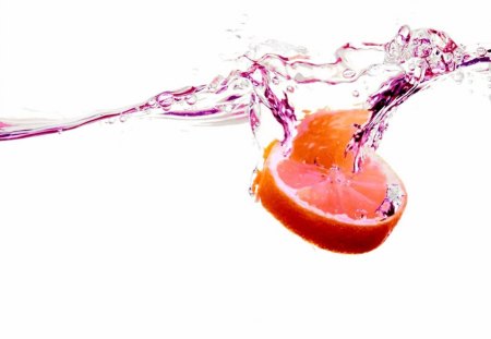 Full of freshness - grapefruit, abstract, water, summer, photography, freshness, fresh, nature, hd, eating, fruits, wallpaper