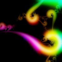 Psychadelic Rainbow Swirls Wallpaper