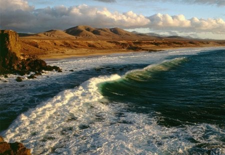 Canary Island, Spain - waves, island, ocean, beach