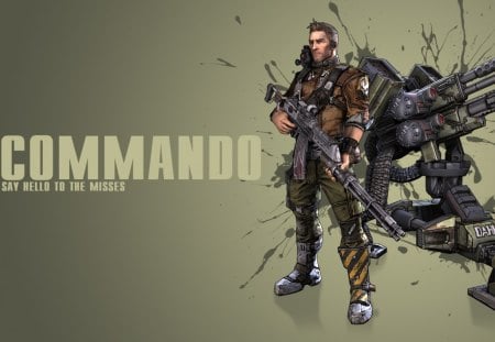 Borderlands 2 Commando - turret, commando, 2, borderlands, axton