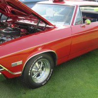 1968 red Chevrolet