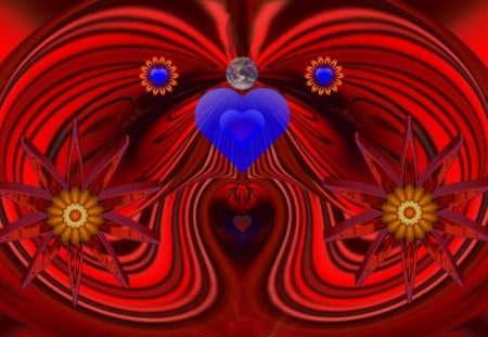 Only Love for the Next Zillion Miles - eye candy, collage, 3d, fractal, abstract