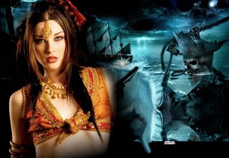 GORGEOUS GIRL - beauty, girl, pirates2 08, movie