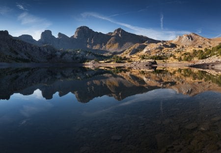 Lac d'allos - lake, lac d allos, france, mercantour