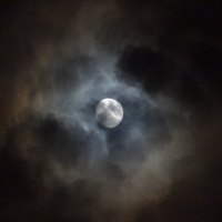 Moon and Clouds