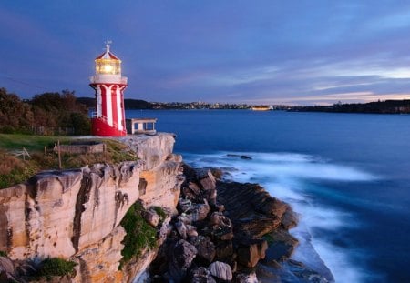 Watsons Bay-South Head Sydney N.S.W. - lighthouses, oceans, architecture, australia