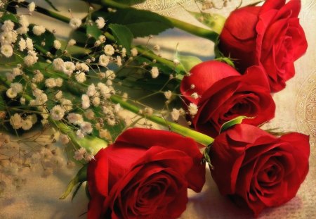 * Red roses * - red, red roses, roses, beatiful, flowers