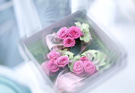 Sweet and tender - blossoms, delicate, rose, beauty, beautiful, flowers, buds, box, petals, tenderness, lovely, blooms, nature