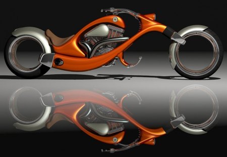 nice - motorcycles, orange, wheels, rides, future wallpapers