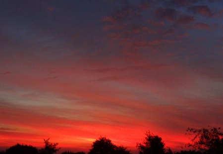 Morning Color - sky, morning, clouds, colors, sunrise