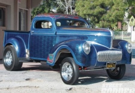 Strip Tripper - gasser, ford, blue, classic