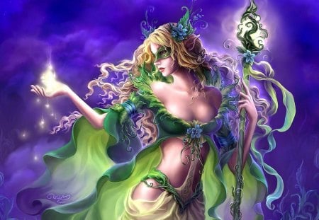 Fantasy art - woman, art, abstract, fantasy