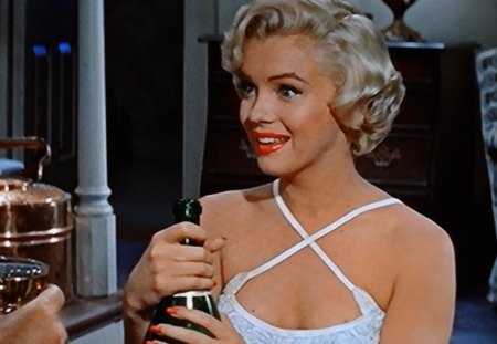 Do You Care For a Drink? - marilyn, marilyn monroe, sexy, hot