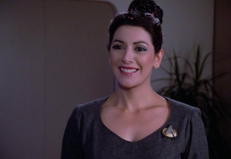 Marina Sirtis as Deanna Troi - marina sirtis, deanna troi, star trek, the next generation